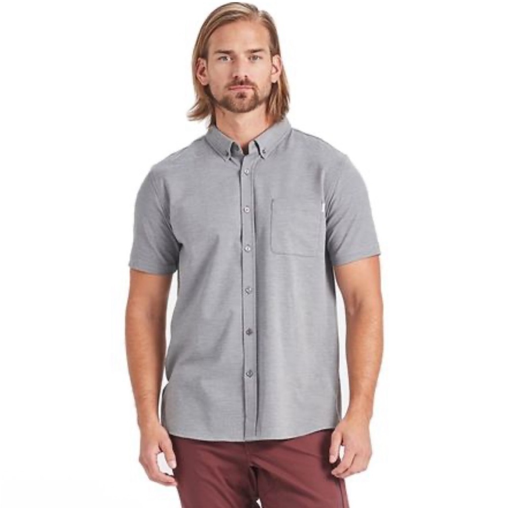 Vuori Bishop Short-Sleeve Button-Down | Size XXL